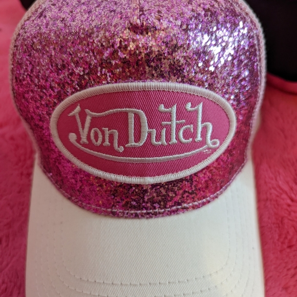von dutch pink glitter hat cap 🧢 - Picture 10 of 16